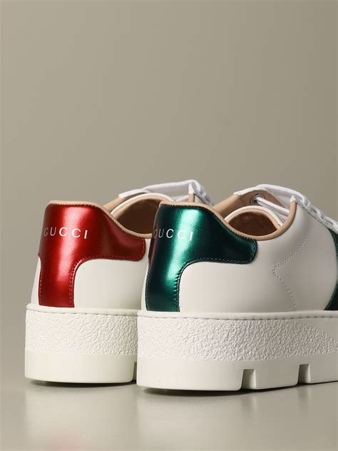 all white gucci sneakers shoes|black gucci sneakers women.